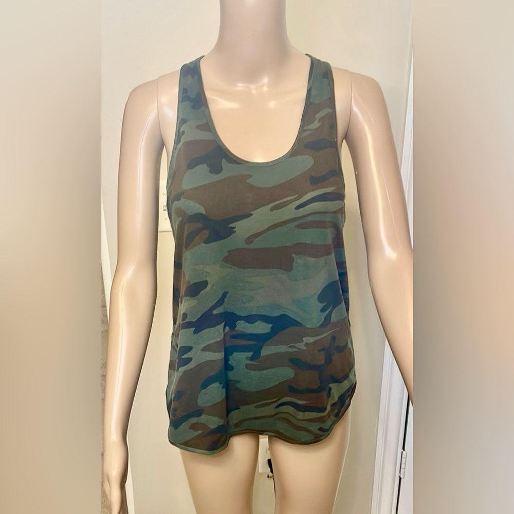 NWOT Alternative Apparel Camo Racerback Tank Top, Size M